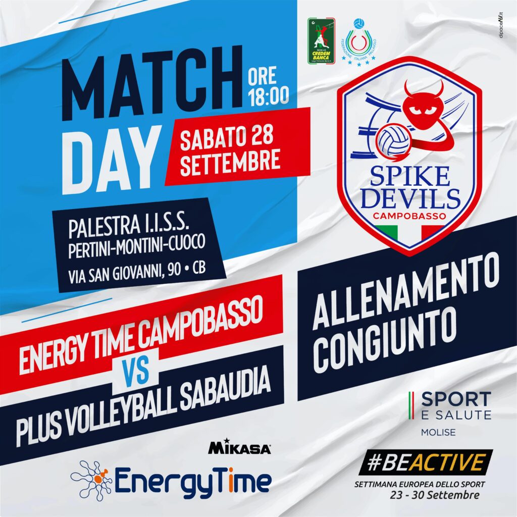 EnergyTime Spike Devils, allenamento congiunto al PalaIpia