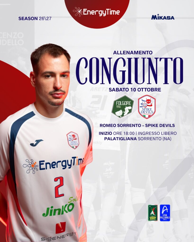 EnergyTime Spike Devils, a Sorrento l’ultimo test preseason